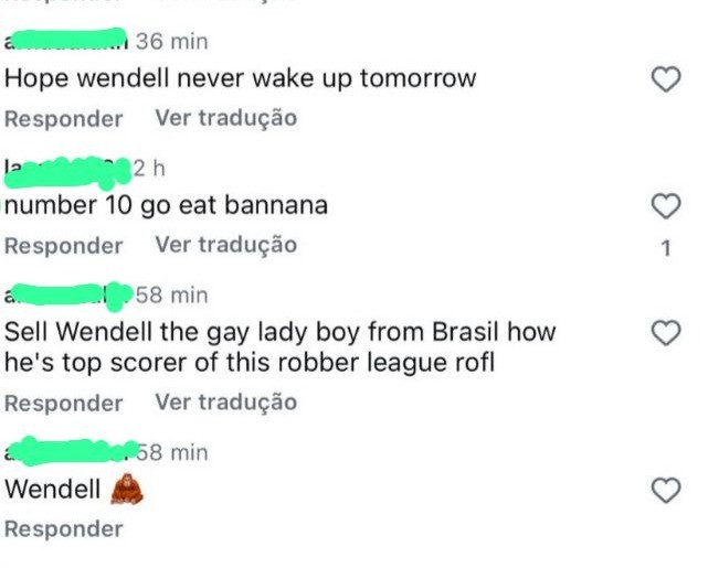 Atacante brasileiro sofre ataques racistas em redes sociais de clube da Estônia