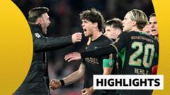 Borussia M'gladbach finalmente consegue a primeira vitória após um thriller de cinco gols