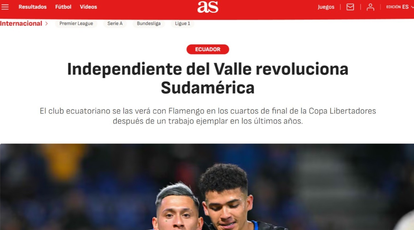 Rival do Flamengo na Libertadores é destaque em jornal espanhol: "Revoluciona a América do Sul"