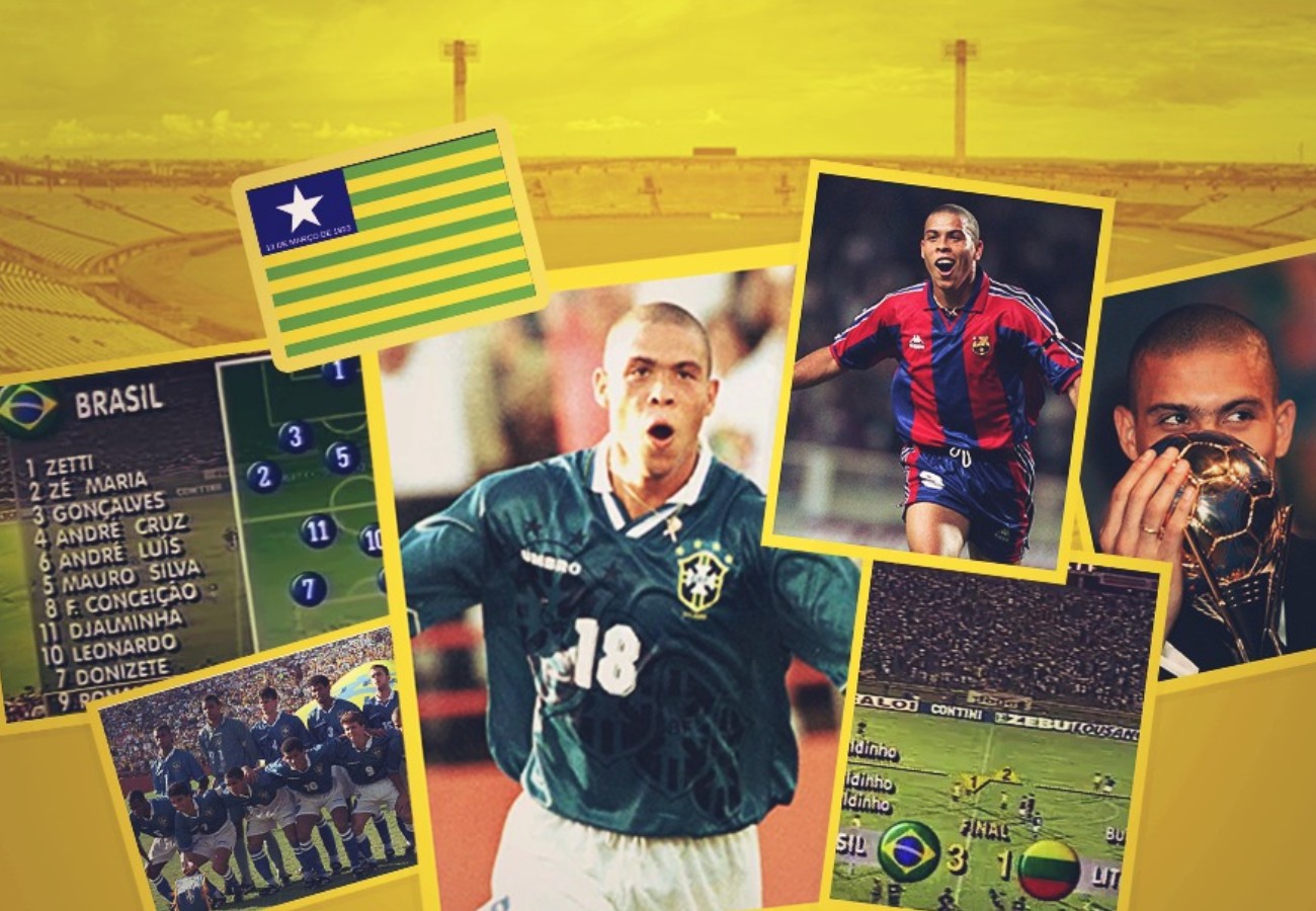 Primeiro hat-trick de Ronaldo pela seleção brasileira completa 30 anos