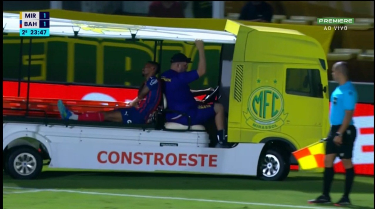 Mirassol x Bahia: Ademir entra no segundo tempo, sofre pênalti e deixa jogo machucado