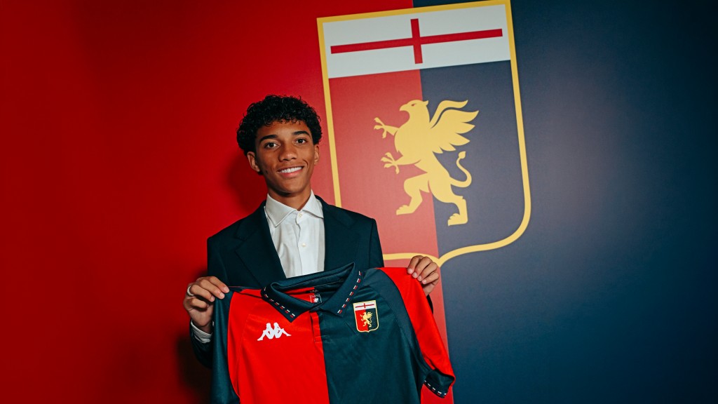 Robinho Jr. chega à Itália e é anunciado pelo Genoa