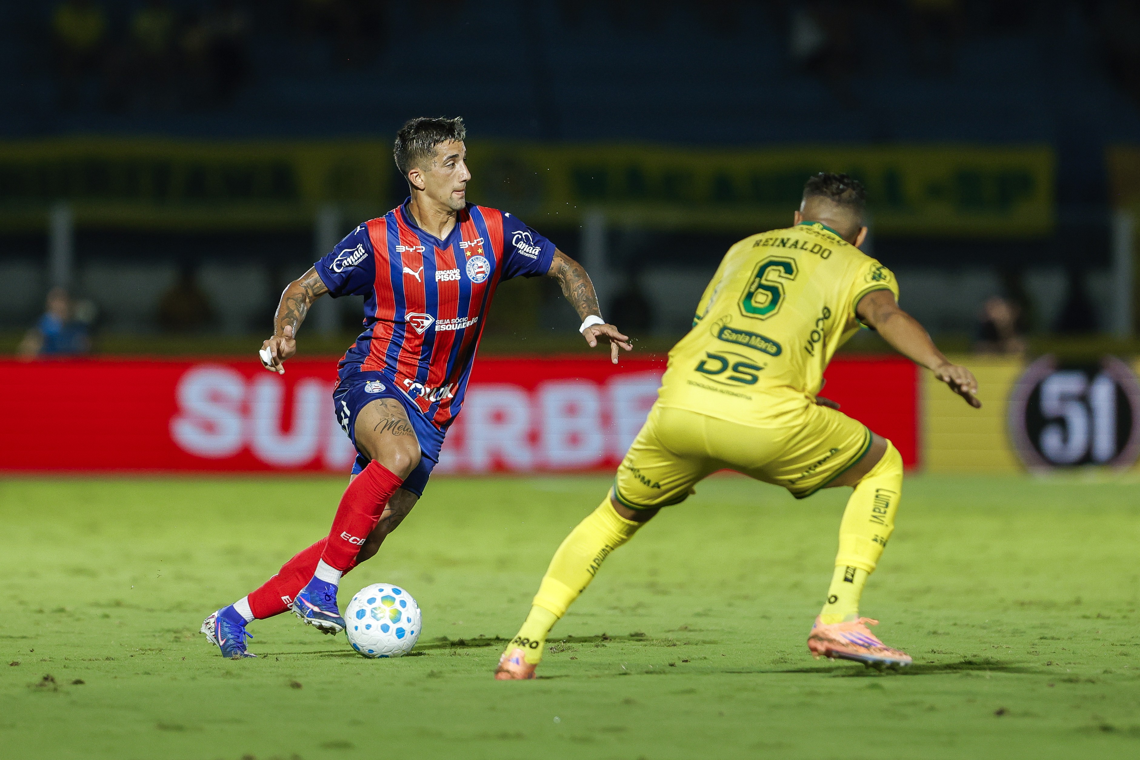 Atuações do Bahia: David Duarte falha, Léo Vieira salva, e Kike brilha em virada sobre o Mirassol