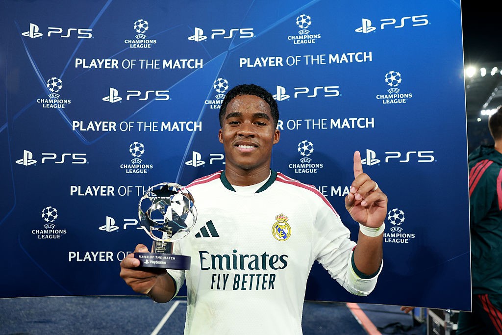 Bom aproveitamento na Champions pode ser trunfo para Endrick no Real; veja números