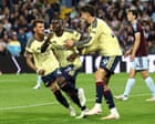 Saka resolve uma batalha árdua com o Aston Villa para prolongar o início de vitórias do Arsenal