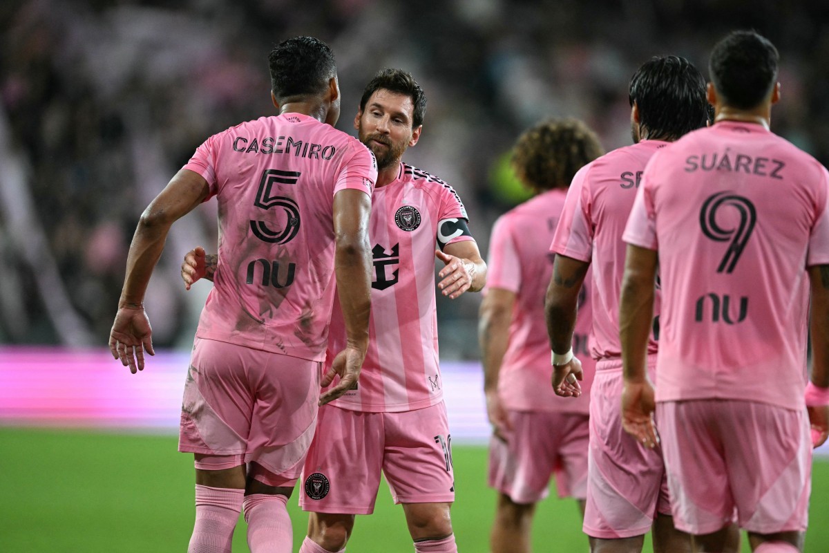 Casemiro marca o primeiro gol com a camisa do Inter Miami