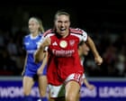 Mariona Caldentey penalty provides late WCL relief for Arsenal against Køge