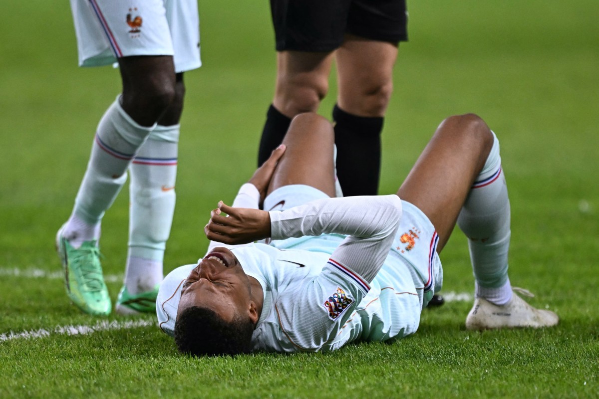 Cortado pela França, Mbappé tem lesão no joelho esquerdo detectada