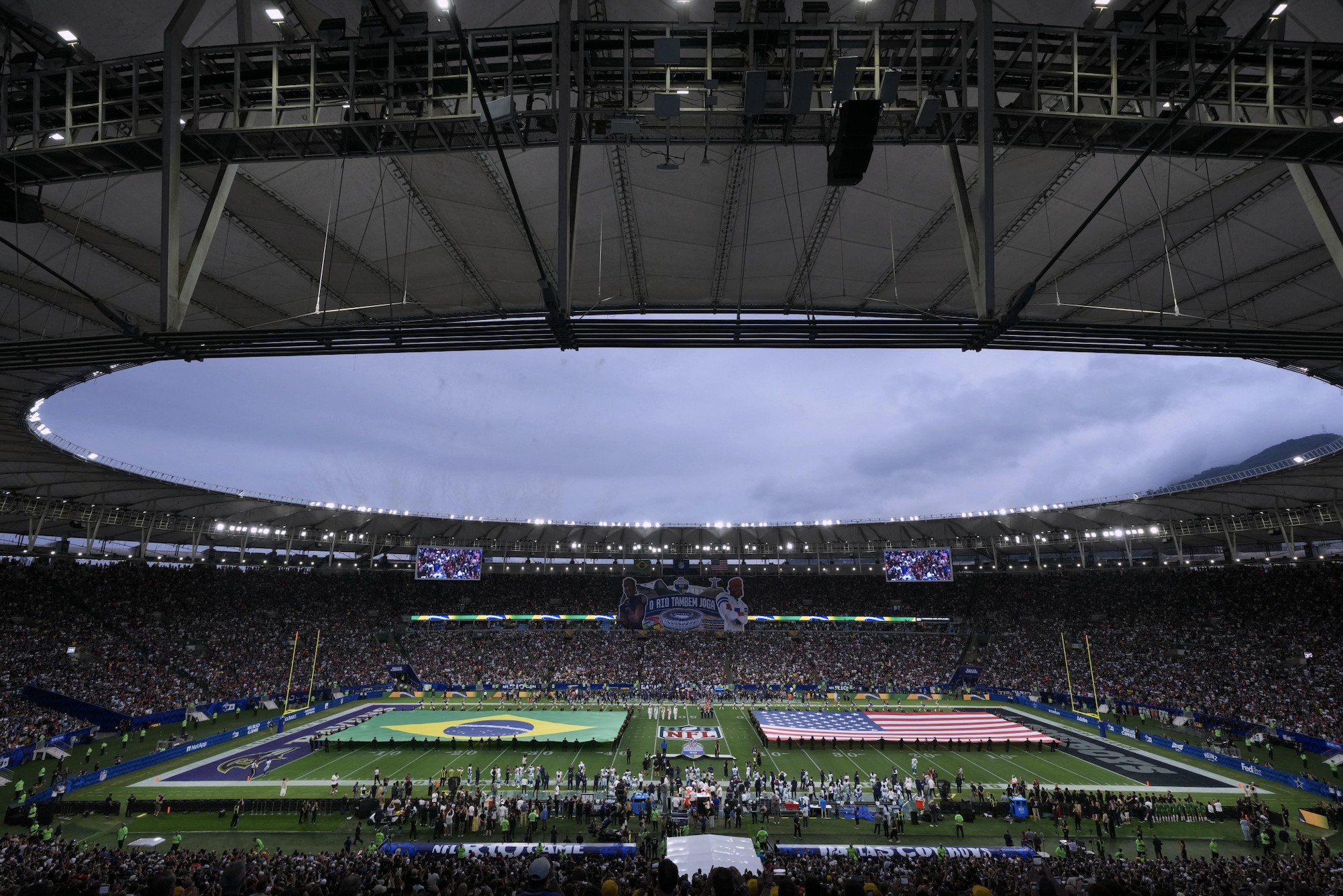 Jogo da NFL no Rio foi partida internacional de maior audiência da história nos EUA