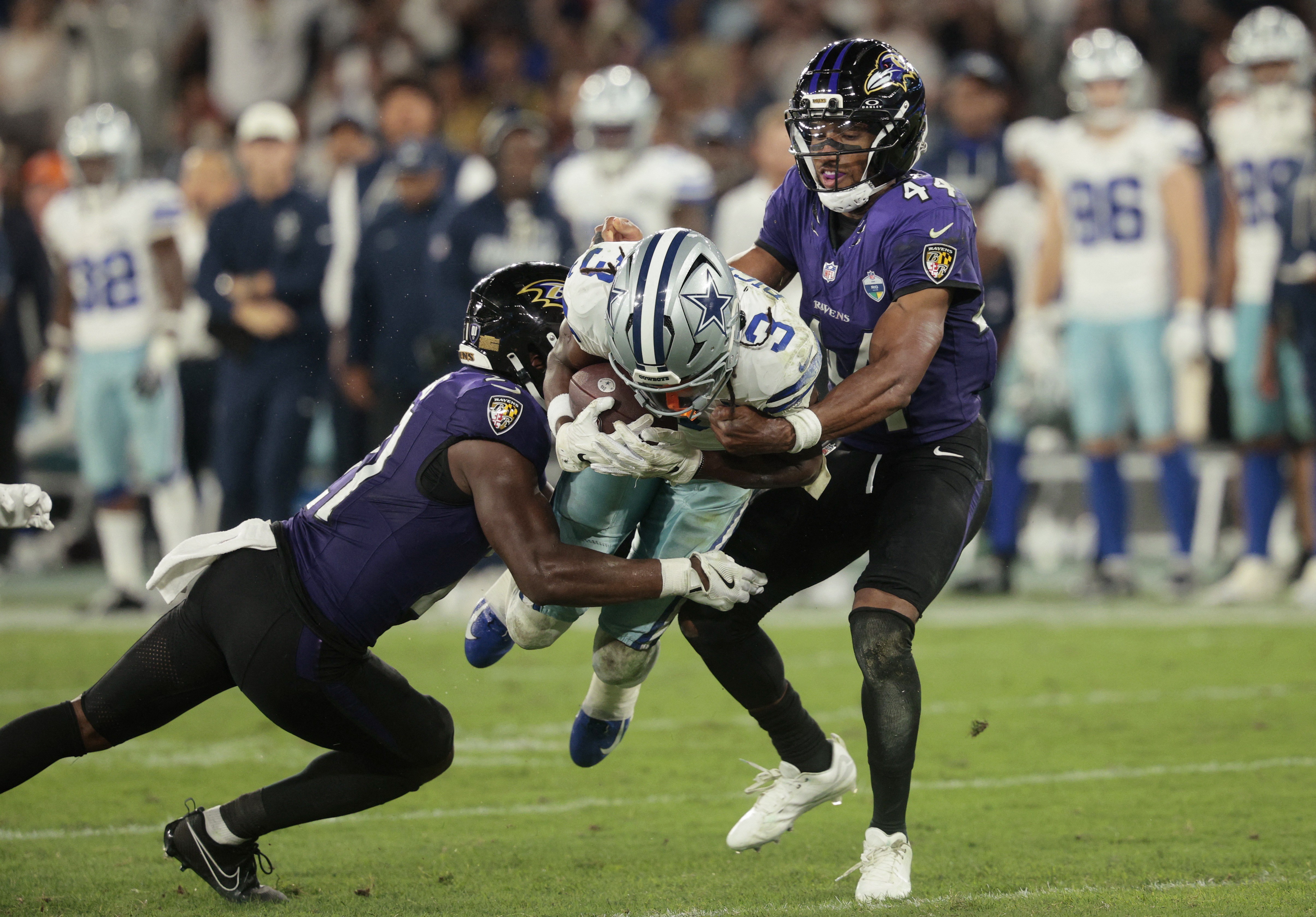 Jogador dos Ravens enaltece atmosfera no Maracanã: "Estádio mais incrível em que já estive"
