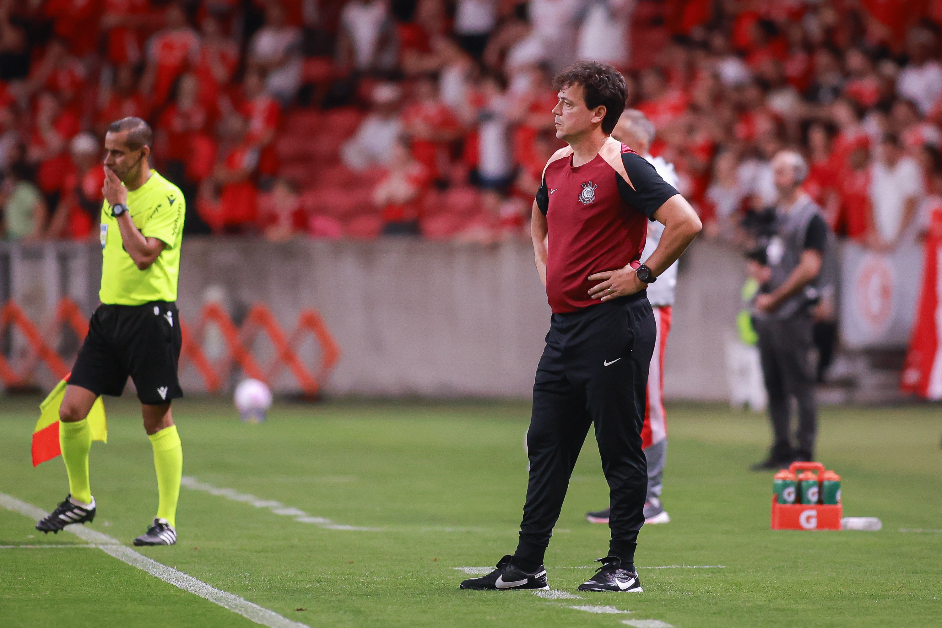 Diniz também alimentou o azar no Corinthians